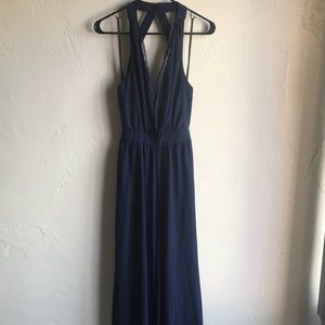 BCBGeneration Navy Blue Jumpsuit Size 6